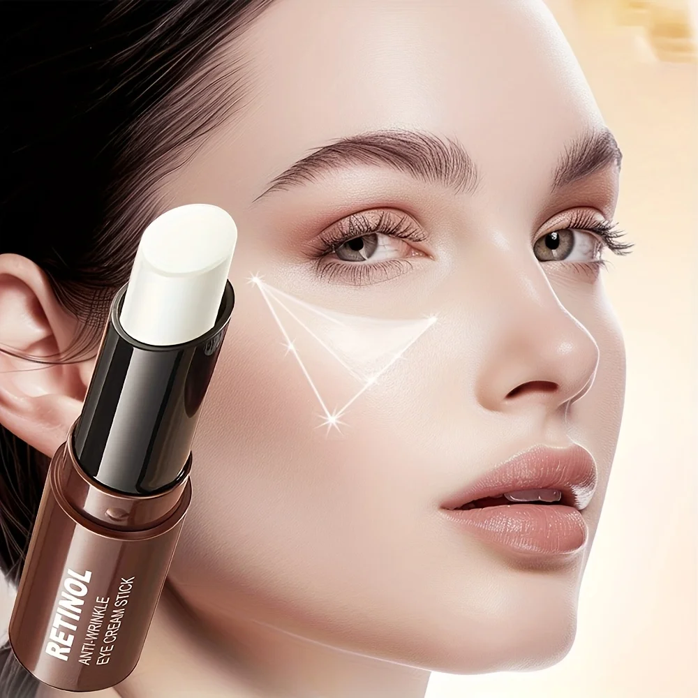 Retinol Eye Cream Stick, Hydrating for Dry Skin, Moisturizing Under Eye Care, anti-wrinkle skincare make skin younger looking