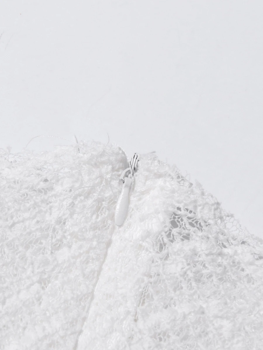 CHICEVER Sexy Evening Prom Long Dresses for Women Stand Collar Long Sleeve Patchwork Embroidery Temperament Dress Female Clothes