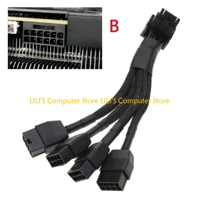 

A52B 3x8Pin to 16Pin Graphics Card Power Supply 8pin Adapter Line PCIE 5.0 for RTX4090 RTX4080 12VHPWR to 3x8pin 4x8Pin Line
