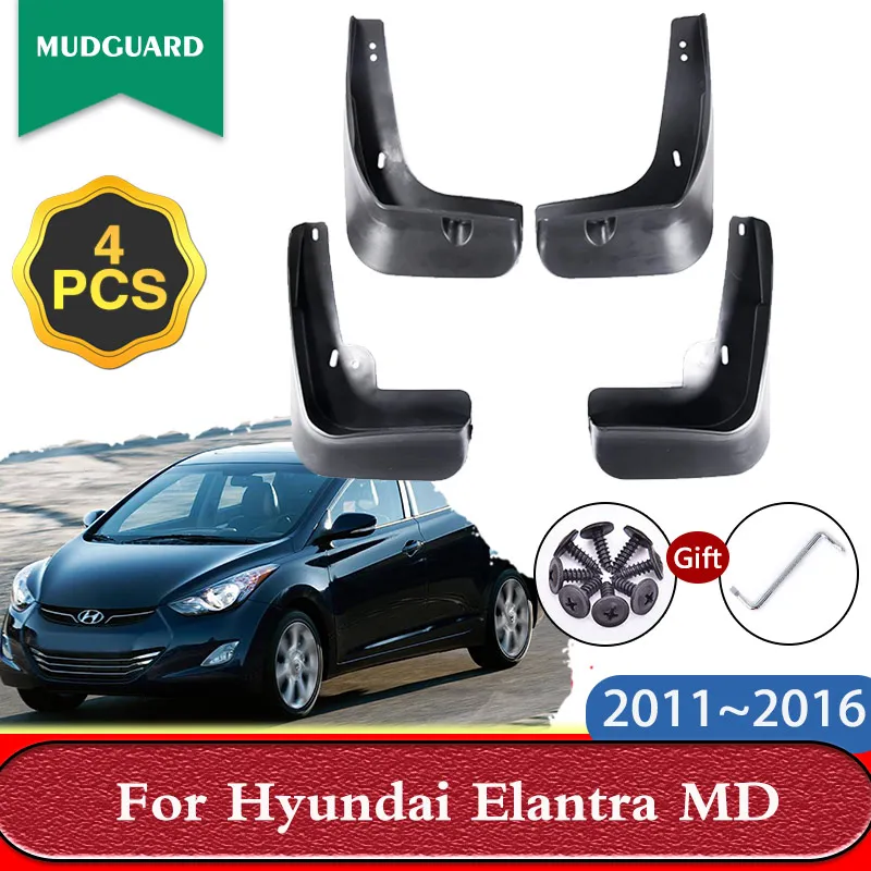 

Mudguards for Hyundai Elantra MD UD 2011 2012 2013 2014 2015 2016 Car Mudflaps Splash Guards Mud Front Rear Fender Accessories