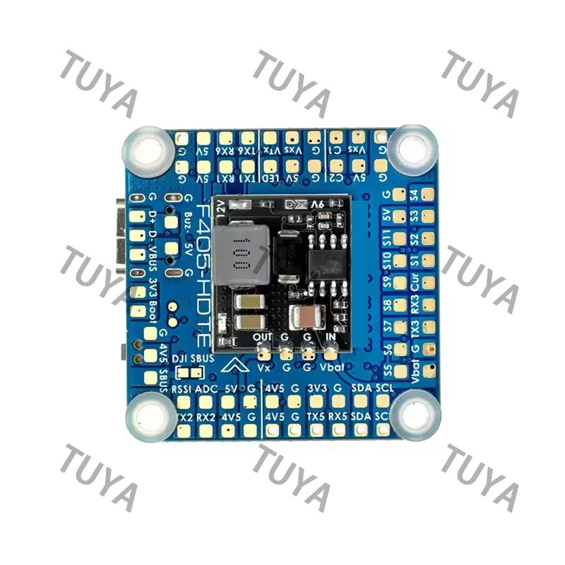 Flight Controller F405-HDTE Blackbox Built-in Dual BEC OSD 3-12s LiPo for RC Airplane FPV Freestyle Drones