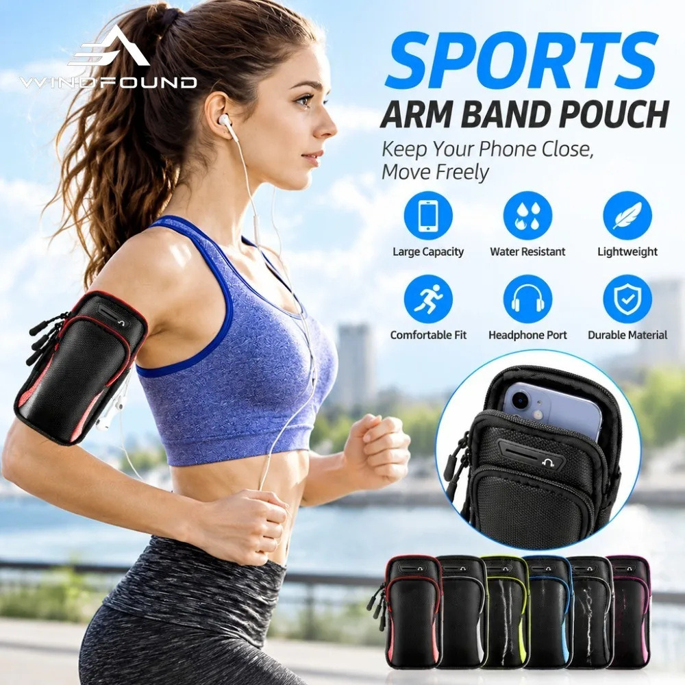 Waterproof High-capacity Arm Pouch for Outdoor Sports—ideal for Running Fitness and Cycling A Must-have for Outdoor Activities