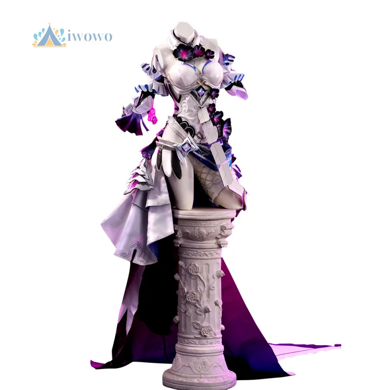 

Honkai Star Rail Косплей Игровой Костюм Киана Каслана Аниме Длинная Юбка со Шлейфом Наряд Хэллоуин Ролевая Униформа для Женщин Девочек