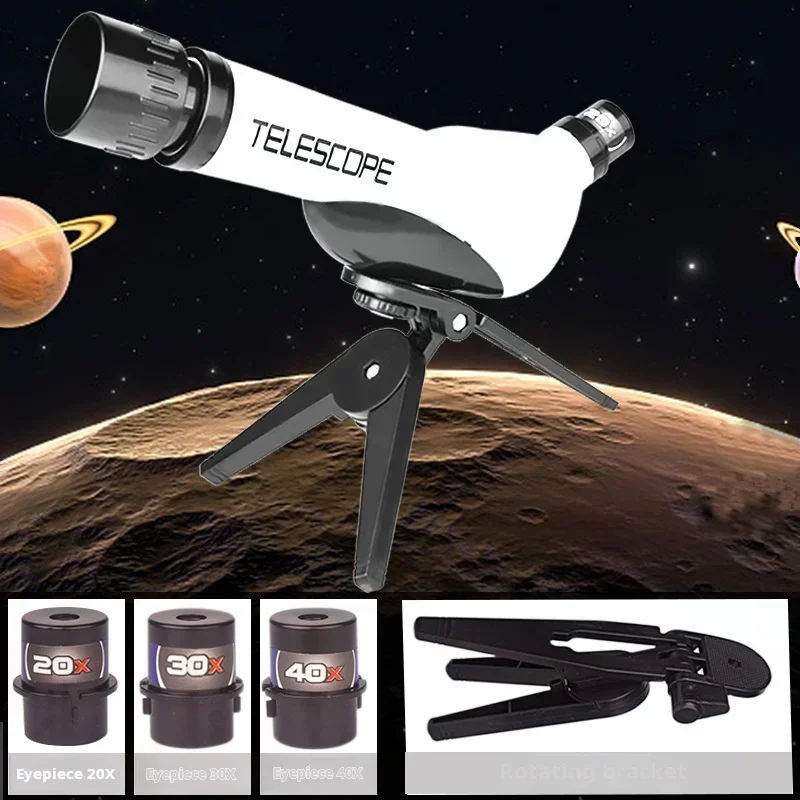 Telescopio astronómico lupa de alta definición material didáctico Experimental para estudiantes rompecabezas juguetes científicos regalos educativos