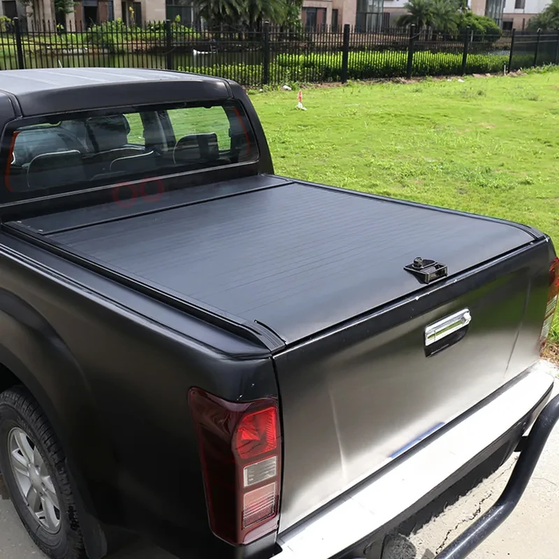 High Quality Retractable Roller Shutter Pickup Truck Bed Tonneau Cover Fit Isuzu D-MAX Pickup Modification Parts