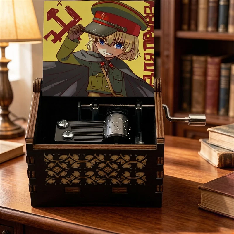 Hot sale Katyusha Music Box Катюша Russian Folk Song for Family Friends Christmas New Year Gift Home Decoration Special gift