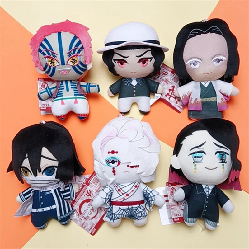 Anime Plush Toys Demon Slayer Devil's Blade Cartoon Figure 20CM Manga Dolls Kimetsu Tanjirou Nezuko Kids Gifts  Inosuke Decor