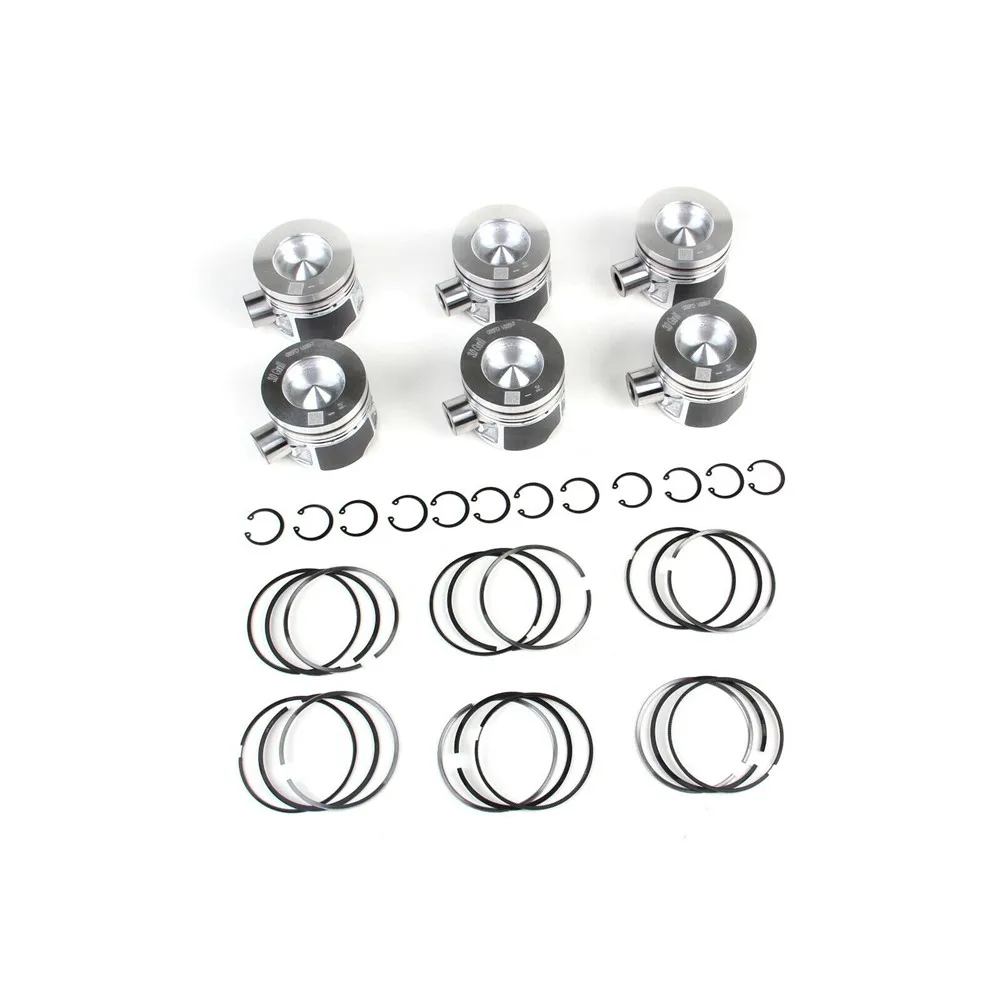 6pcs Zuigers Ringen Kit Voor VW Phaeton Touareg Audi A4 A6 A7 A8 Q5 Q7 3.0 TDI 059107065DF 059198151N Auto Motor vervangende Onderdelen