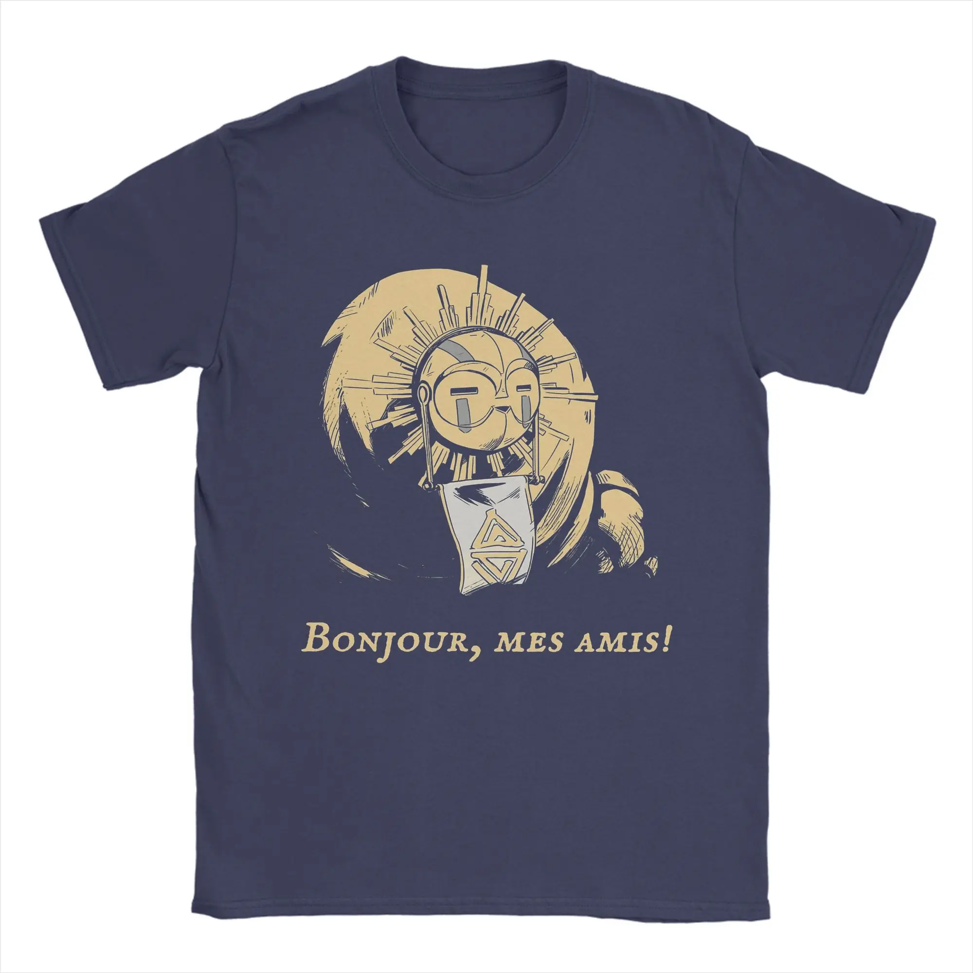 Clair Obscur Expedition 33 Esquie Game Print Vintage Men T Shirt Casual Short Sleeve T-Shirt Cotton Printing Tops 2026 Summer