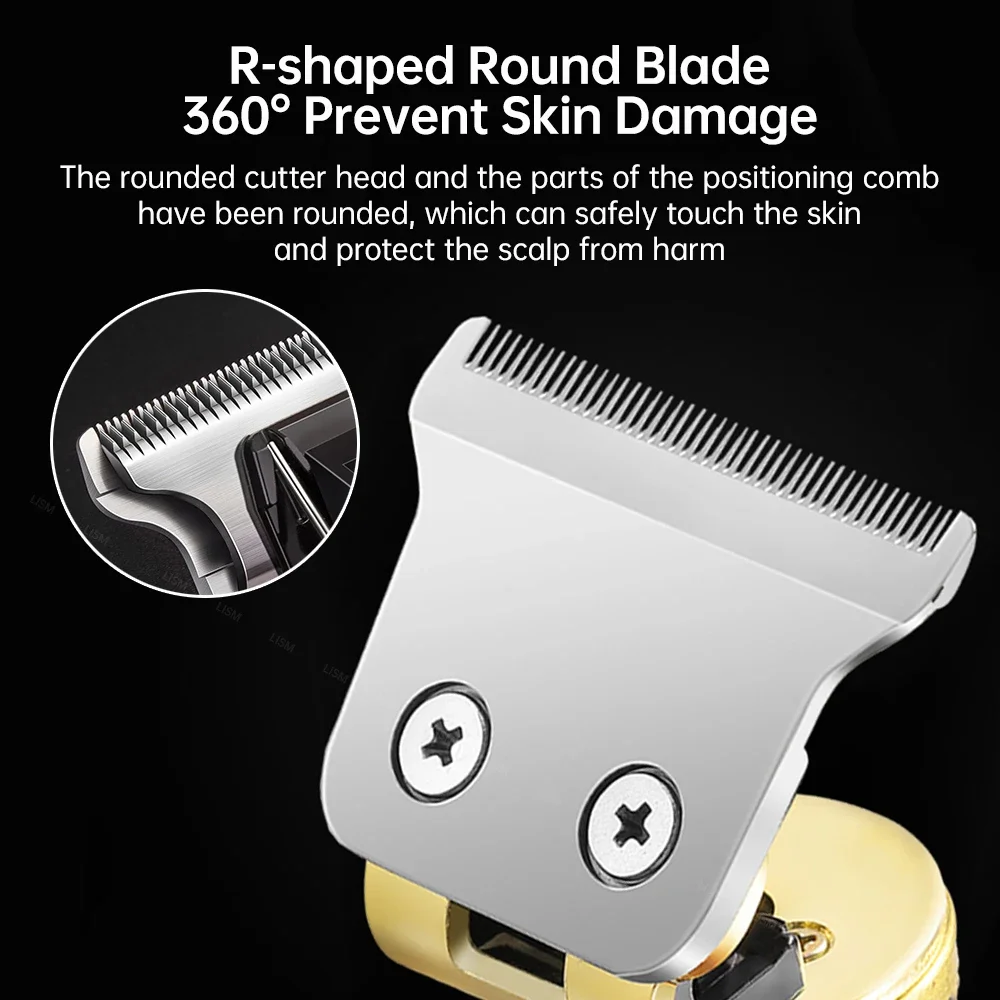 2021 Rechargeable Hair Clipper - Professional Men's Trimmer & Shaver for Beard & Hair Cutting