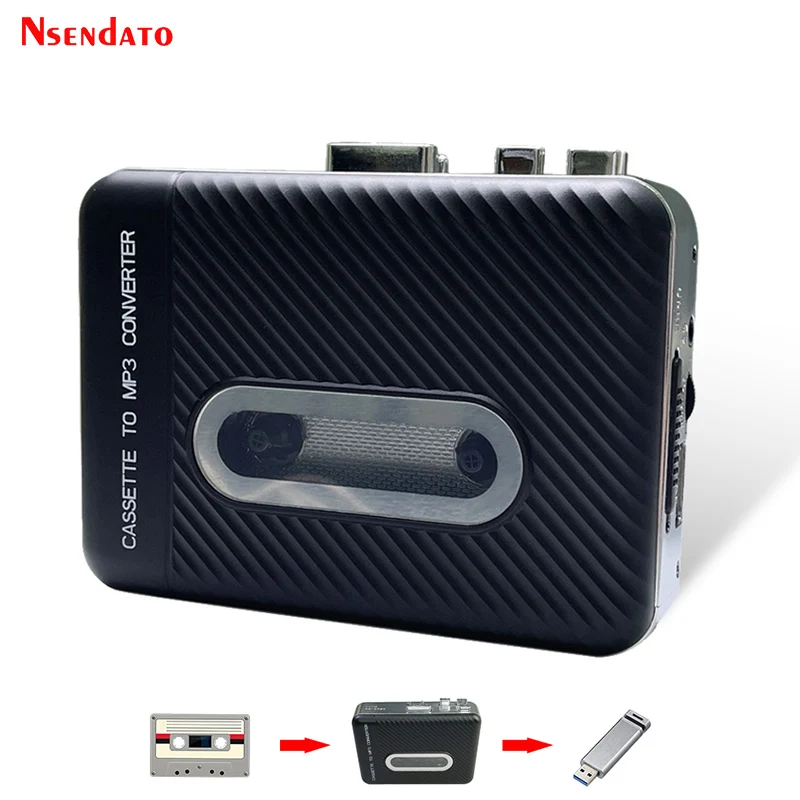 

USB Cassette Tape Player Record Converter to mp3 Digital USB Cassette Capture for 360U standalone Save to USB Flash Drive NO PC