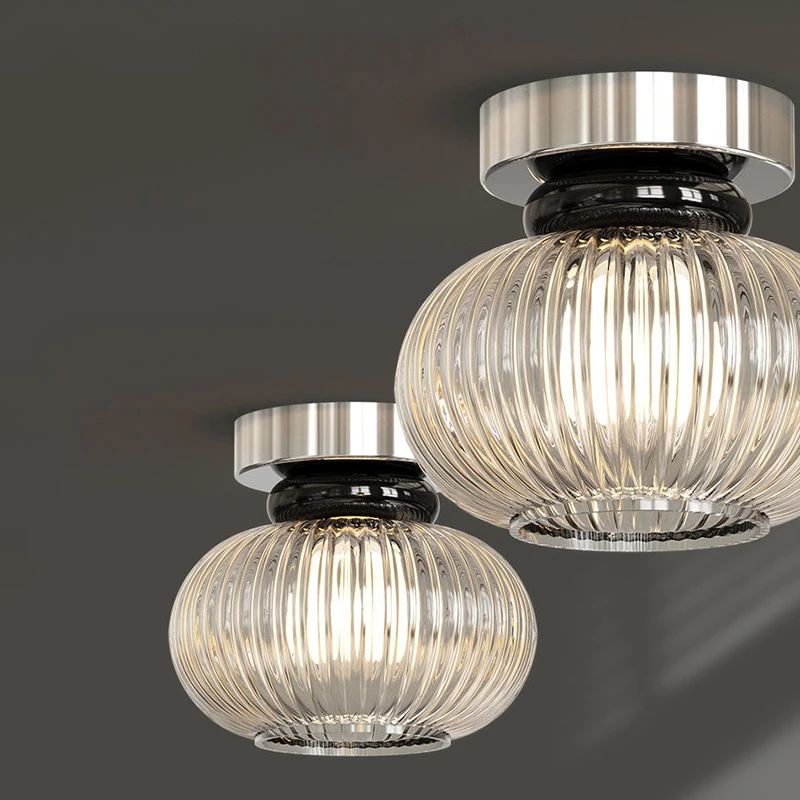 

Italy Modern Glass Ceiling Lamps Glass Sconces Entrance Aisle Stair Balcony Ceiling Light Living Room Bedroom Bedside Wall Lamp