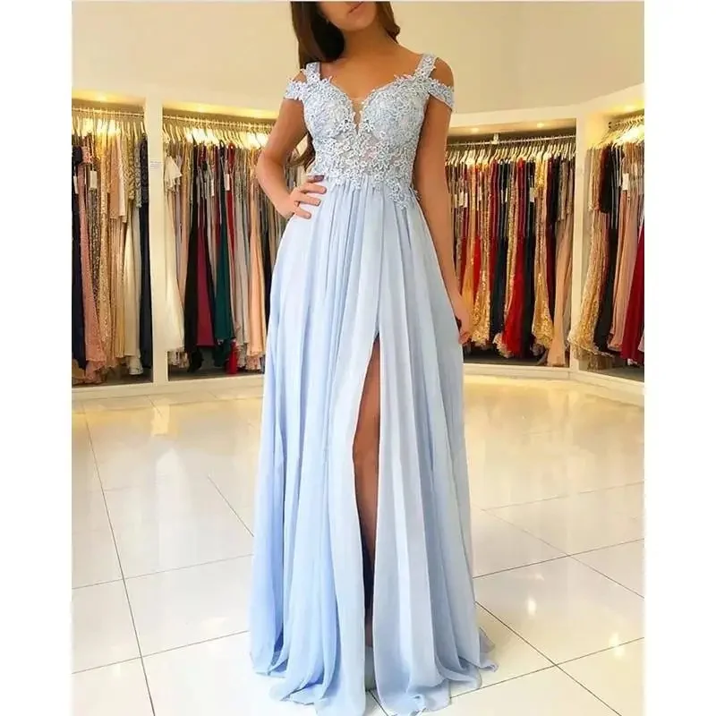 Exquisito vestido de fiesta de satén sin mangas con Espalda descubierta, calcomanía elegante, vestido de bola plisado hasta el suelo para ocasiones formales