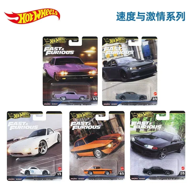 Hot Wheels Fast And Furious mercedes-benz Porsche 911 Land Rover Defender Toyota 1:64 vehículo fundido a presión modelo coches juguetes niños regalo