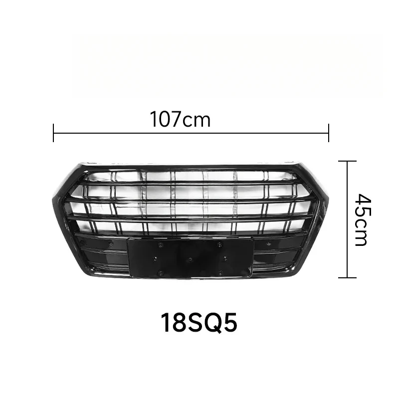 

High-gloss black grille-made, 18-21mm, Q5, Sq5 grille.