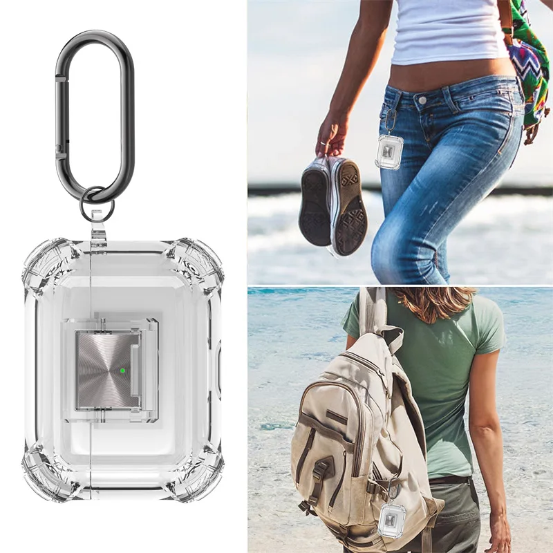 حافظة شفافة لأجهزة Airpods 4 2024 Air Pods الجيل الثالث سماعة أذن التبديل قفل سماعة الغطاء الواقي ل AirPods Pro 2nd