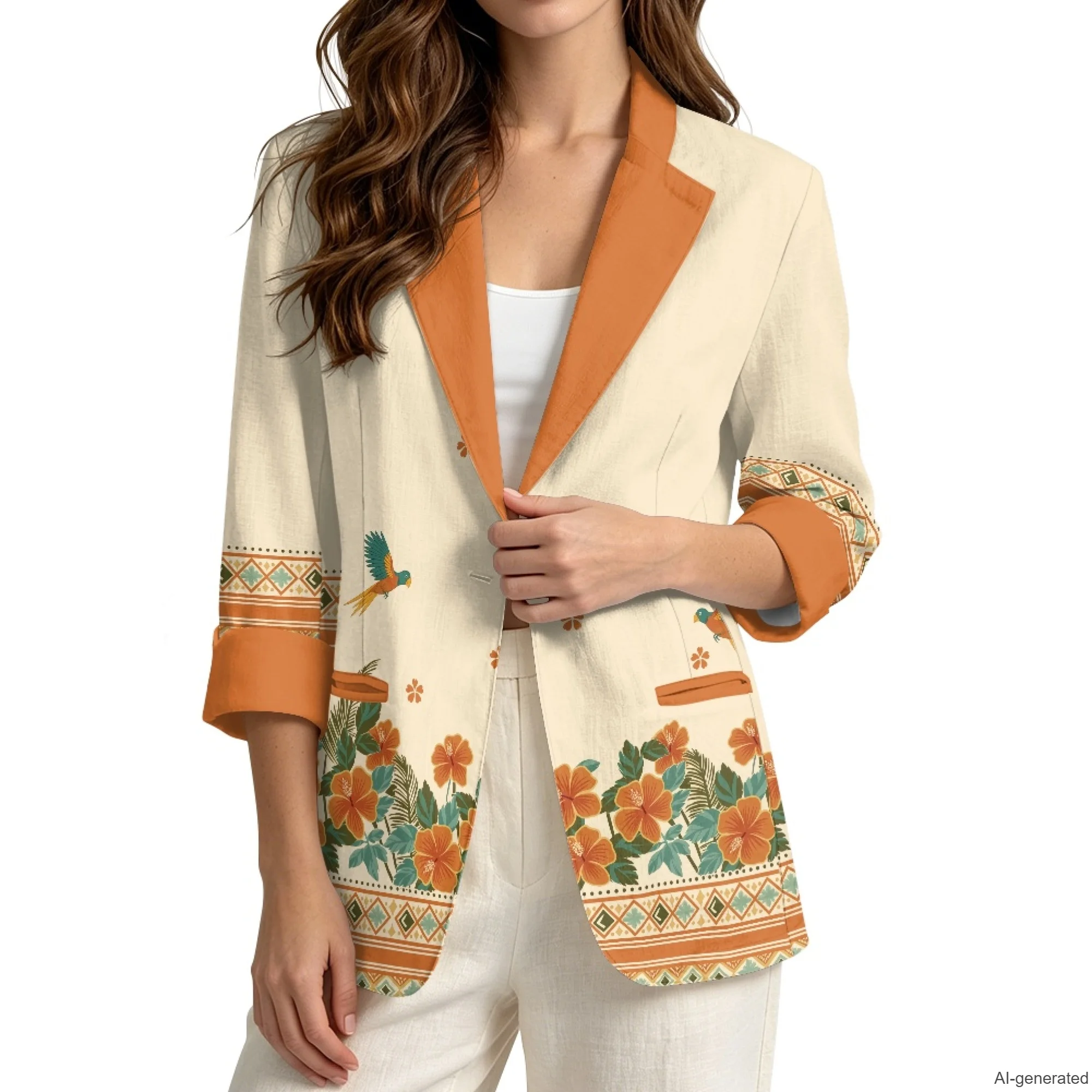 XIXIRIMIDO Summer Women Casual Long Blazers Oversize for Woman Blazer Buttons Luxury Elegant 2026 Clearance Sale Woman Clothing