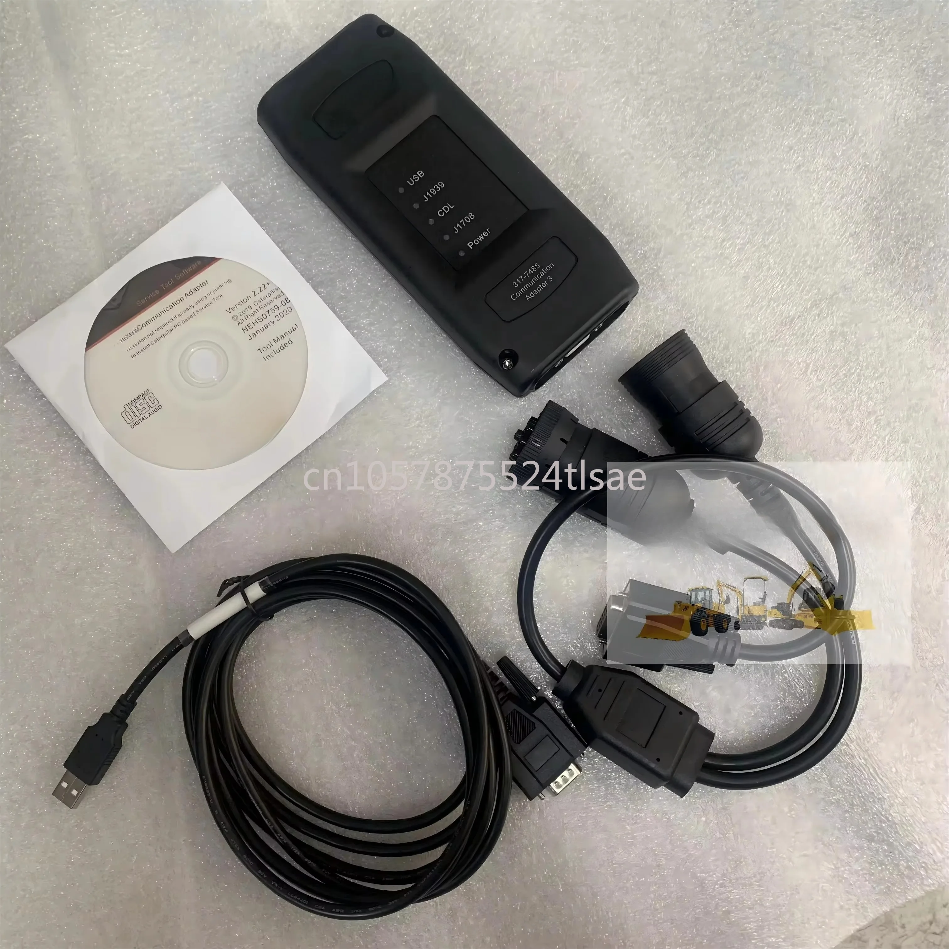 ET4 Communication Adapter Set IV Electric System Diagnostic Kit Excavator 478 for CATERPILLAR 0235