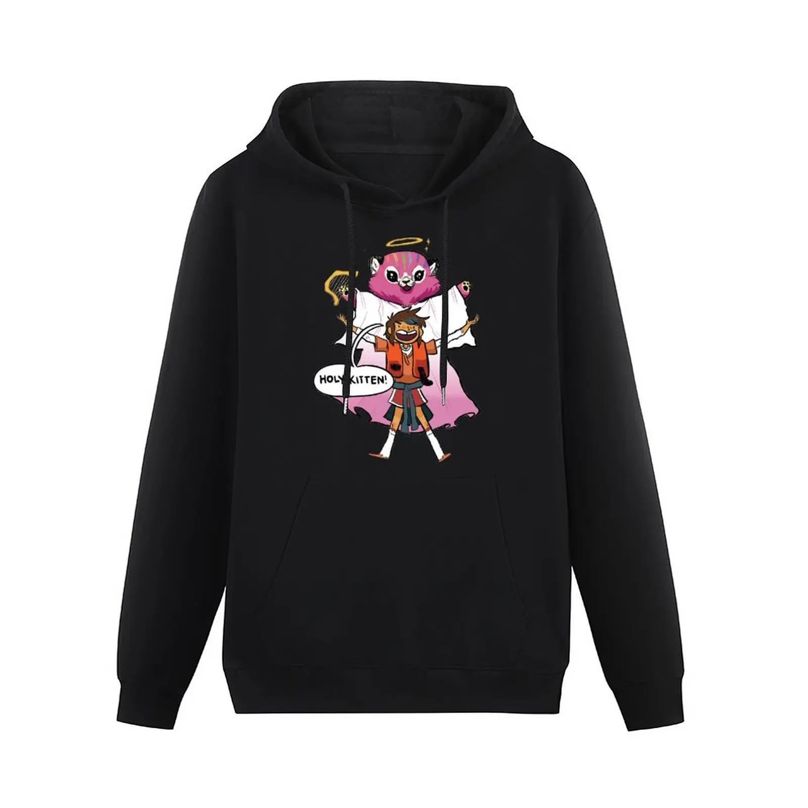 Holy Kitten Pullover Hoodie korean clothes anime clothes japanese style mens clothes hoodie oversize