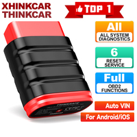 Thinkcar Thinksafe OBD2 Bluetooth Scanner Code Reader Car All System Scan 6 Reset OBD 2 Auto Diagnostic Tools PK Thinkdiag