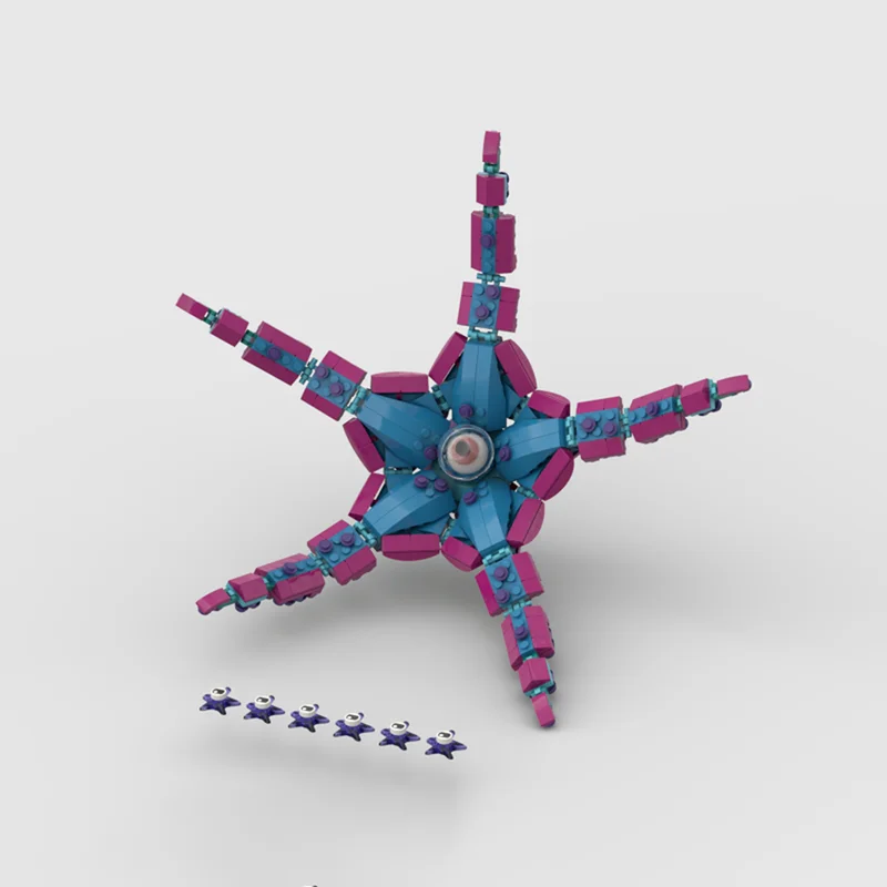 660pcs MOC Starro The Conqueror Based Super Heroes DCD Justice League Model Building Blocks Home Decor Birthday Gift For Adults