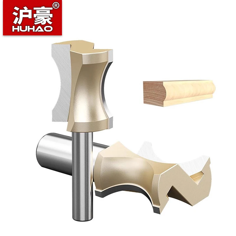 

HUHAO 1/2 "напівкруглые обрезные фрезы с хвостовиком, фреза с вогнутым радиусом, концевая фреза из карбида дерева, деревообрабатывающие инструменты с ЧПУ