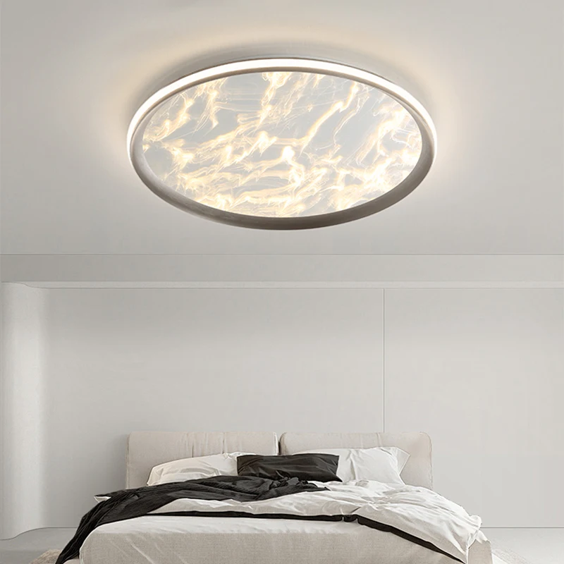 Minimalist Creative Cloud Sea Bedroom Chandelier Atmospheric Full Spectrum Eye Protection Room Study Luxury Bedroom Ceiling Lamp