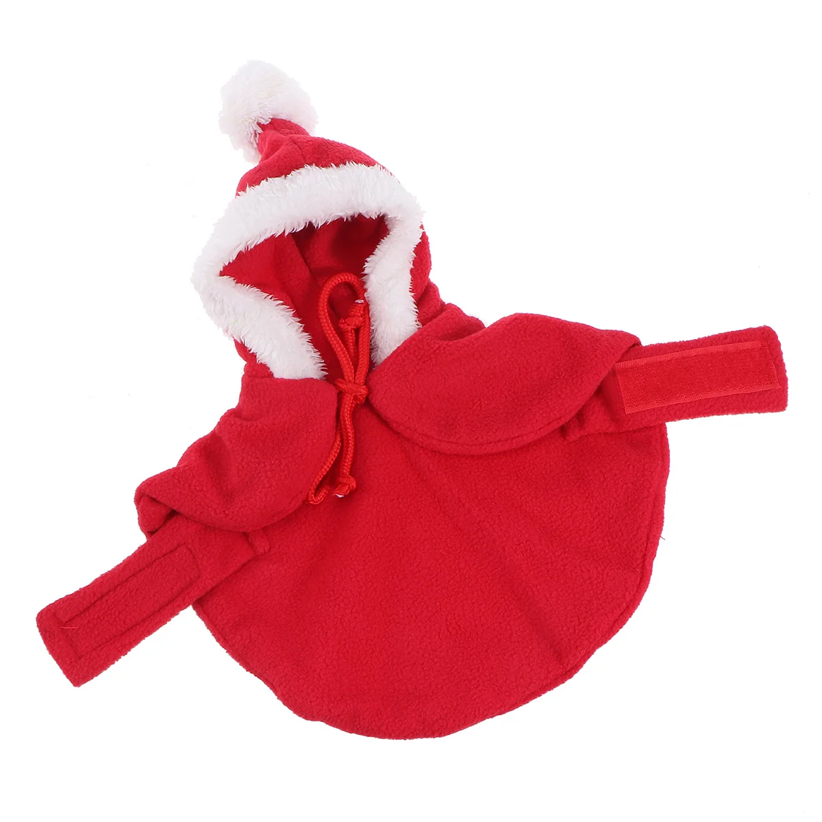 

Christmas Pet Cape with Hat for Dog Cat Red L Size Cute Costume Party Wear Comfortable Easy to Put on Travel Accessory
