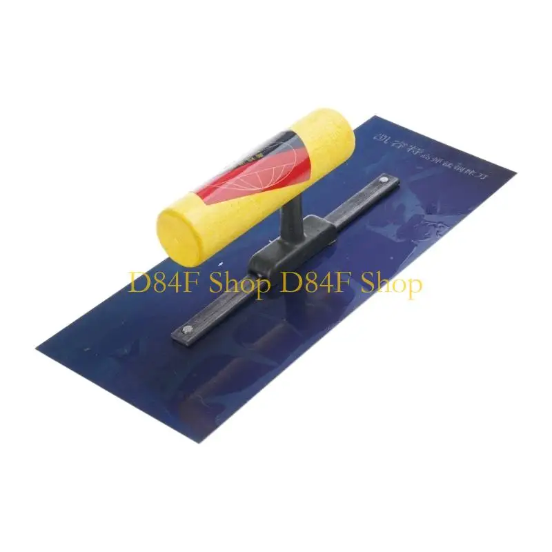 D84F Carbon Wooden Handle Top Coat Float Trowel Concrete Spatula Tools