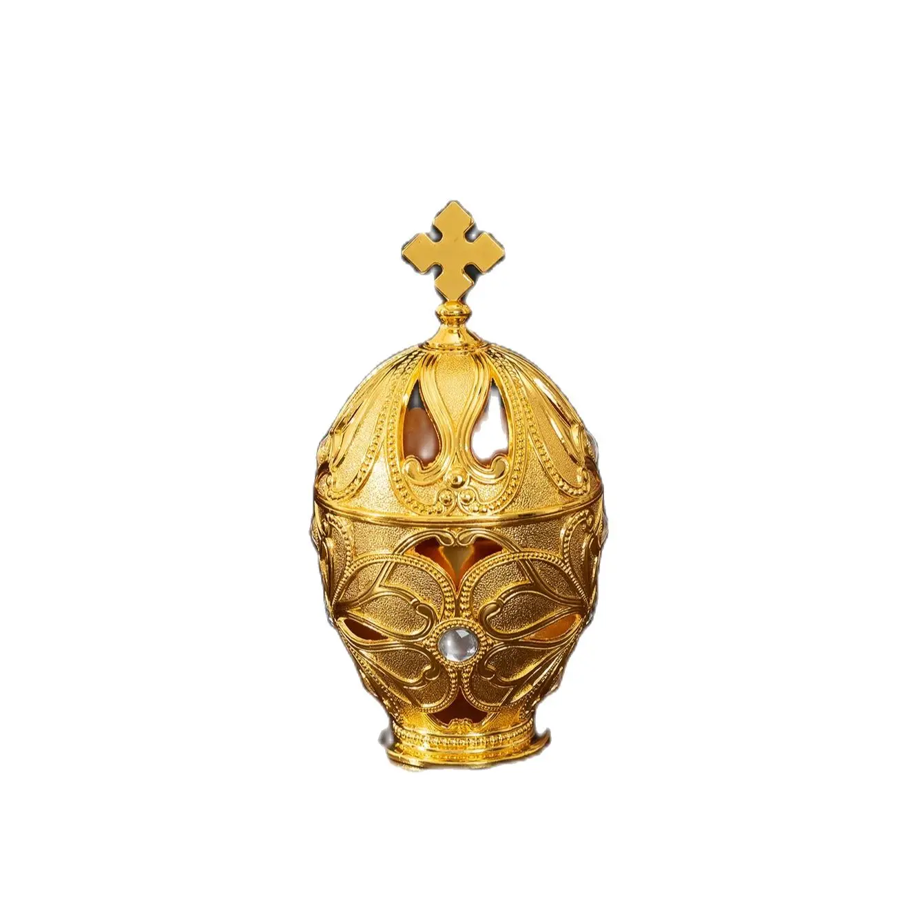 European style hollow incense burner home indoor aromatherapy burner creative soothing retro office ornaments agarwood metal per
