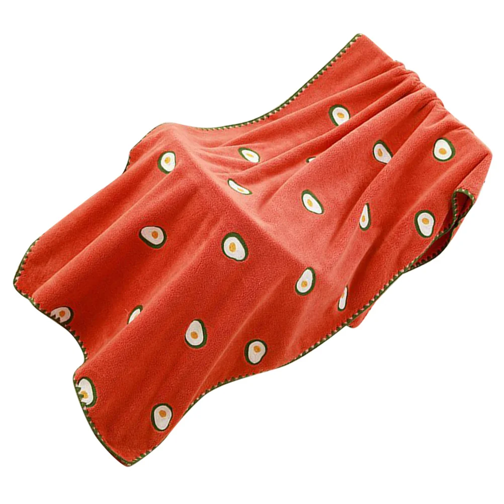 

Large Soft Coral Fleece Bath Towel Fast Drying Comfortable Body Wrap for Bathroom Shower Spa Weekend Stay Bath Towel