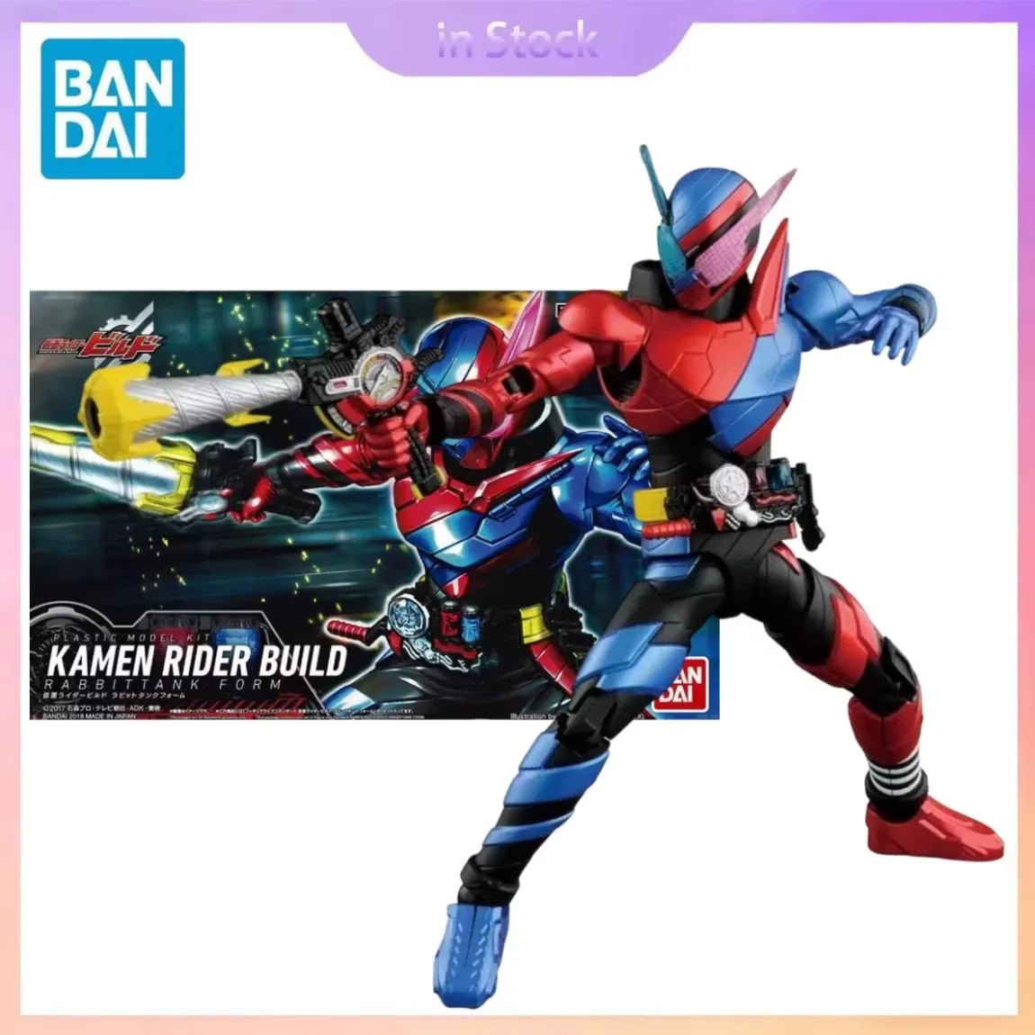 

Оригинальная фигурка Bandai в наличии: стандартная фигурка Камен Райдер Билд Раббитанк, коллекционная аниме-фигурка, наборы для сборки моделей.