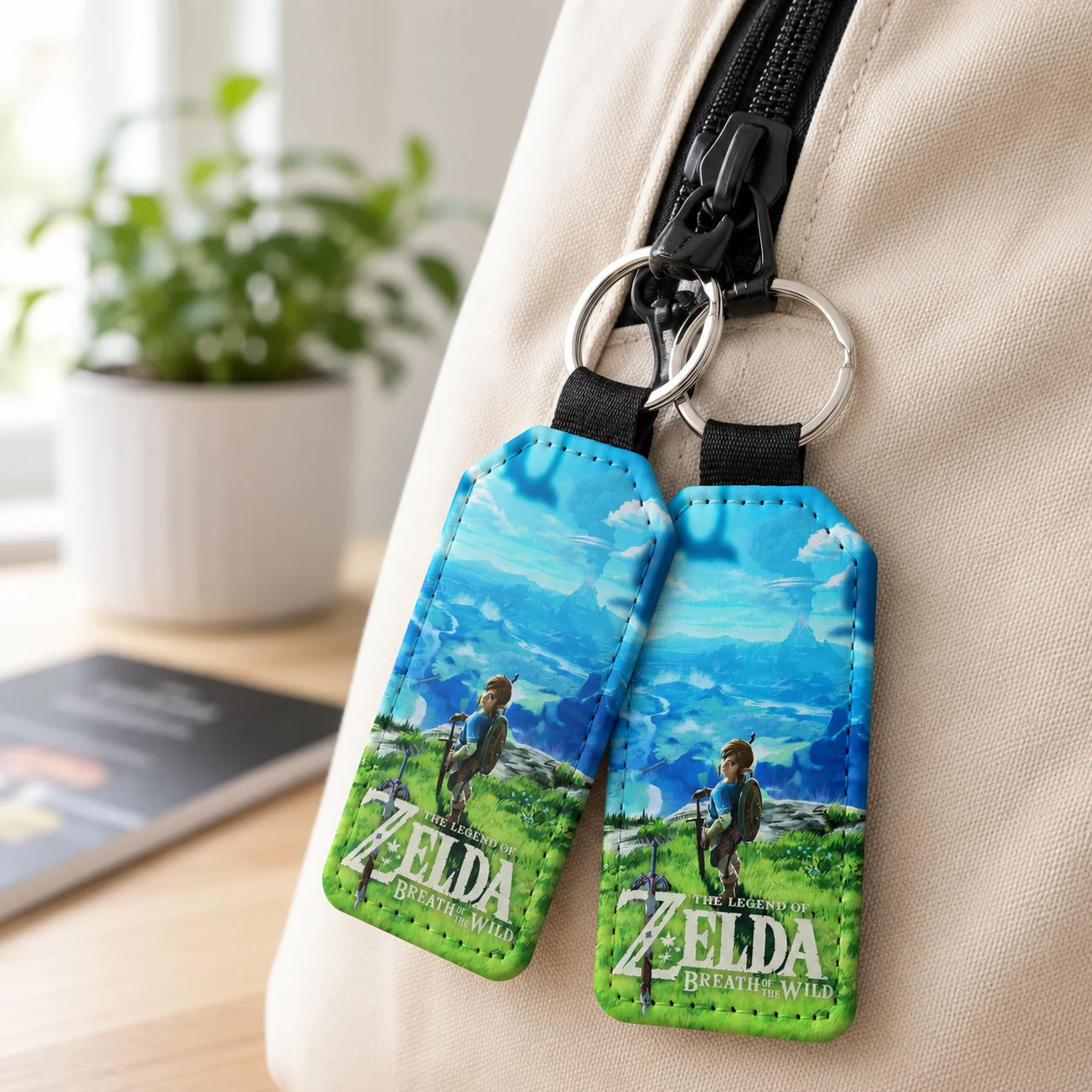 Nuevos llaveros de Zelda con personajes de anime, llavero impreso de personajes de videojuegos, llavero de coche de dibujos animados, colgante para mochilas y monederos, regalos de cumpleaños