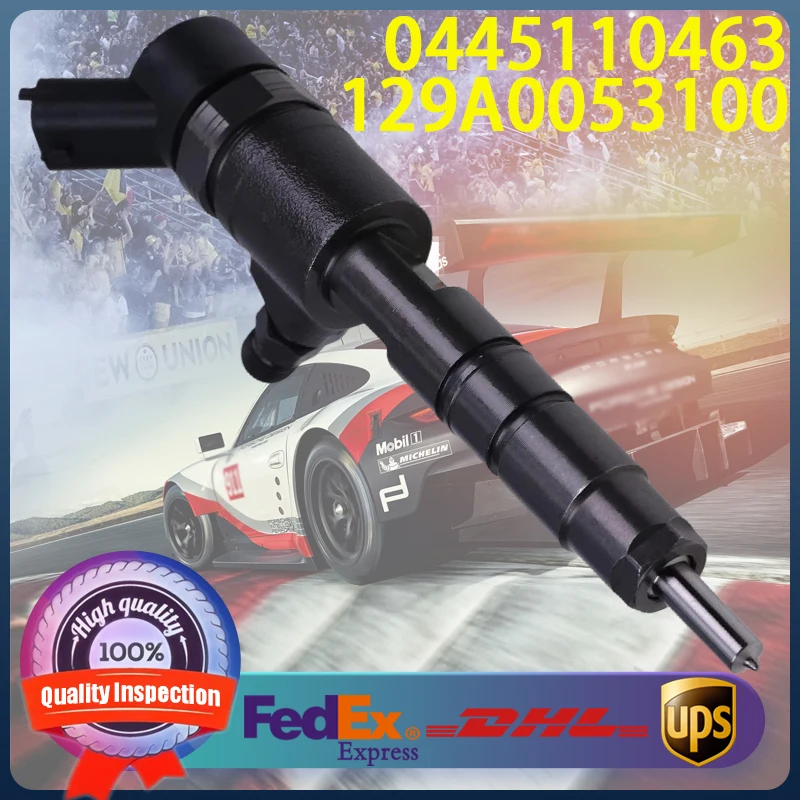 

Diesel Fuel Injector 0445110463 129A00-53100 Common Rail Injector for Yanmar Engine 4TNV88C 3TNV88C