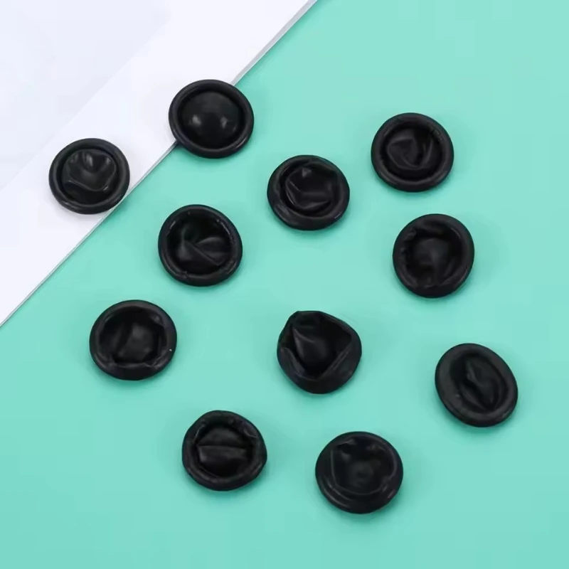 200/300/500 قطعة أسود/أبيض المتاح غطاء للأصابع مكافحة زلة اللاتكس غطاء للأصابع التنظيف المنزلي الجمال تصفيف الشعر الوشم أداة