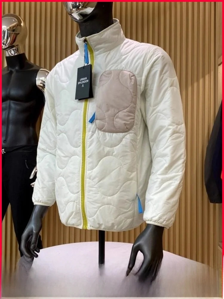 

Waterproof Outdoor Cotton Jaet for Couples Autumn Winter Skiing Warm Inner Liner P Cotton Air Fce Nylon Zipper Decorated