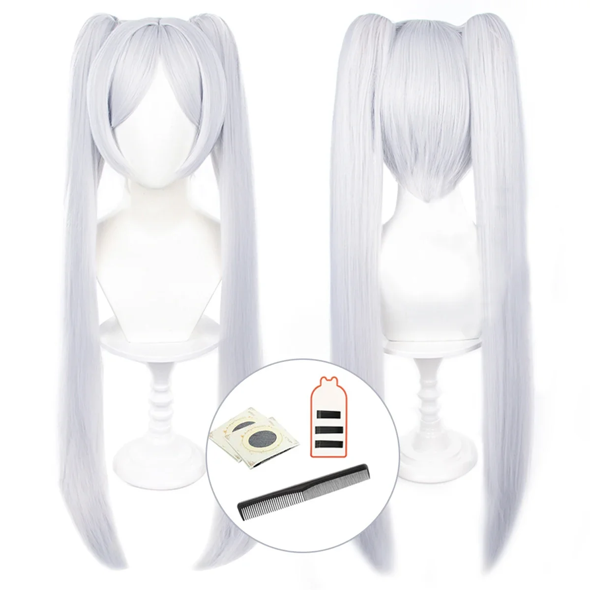 

Cosplay Frieren Beyond Journey's End Anime Frieren Cosplay Wig Rose Net Synthetic Fiber Adjustable Size Halloween Christmas Gift