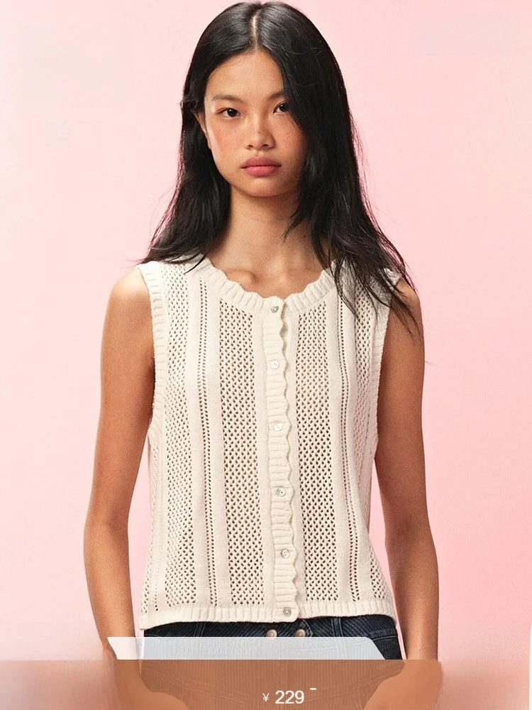 

Женский вязаный свитер H&M: весенний кардиган с круглым вырезом, на пуговицах, из хлопкового бленда, удобный, повседневный