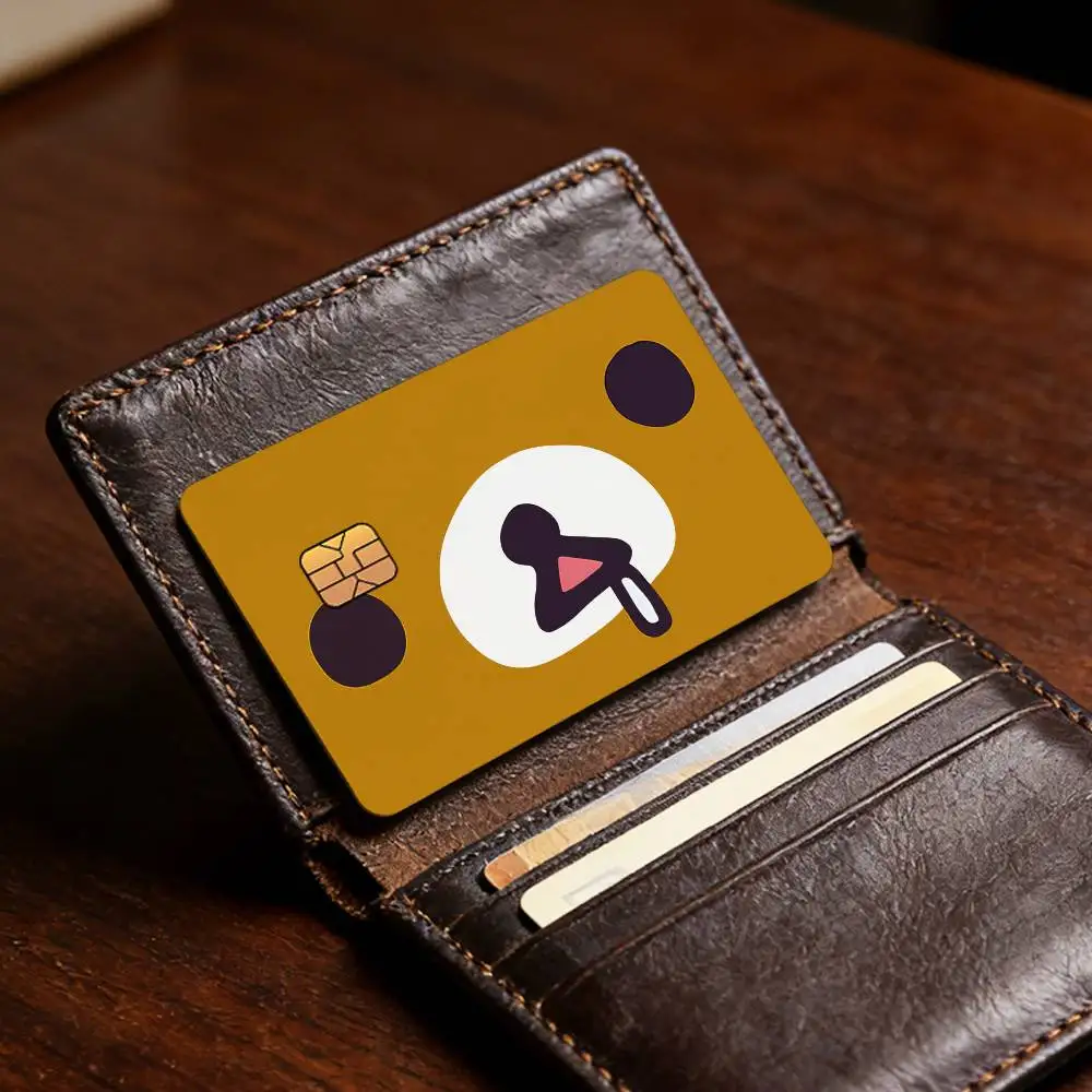 Niedlicher Cartoon R-Rilakkuma Bestseller Deko Exquisiter Kartenaufkleber für Debit- und Kreditkarten Skin-Cover Geschenk für Studenten – Detail 7