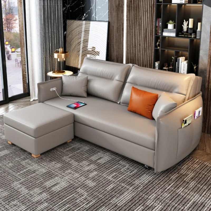 

Женский кожаный двухместный диван, мягкая пена для хранения, европейский маленький диван-пуф, роскошный салон для чтения, мебель для дома Meuble