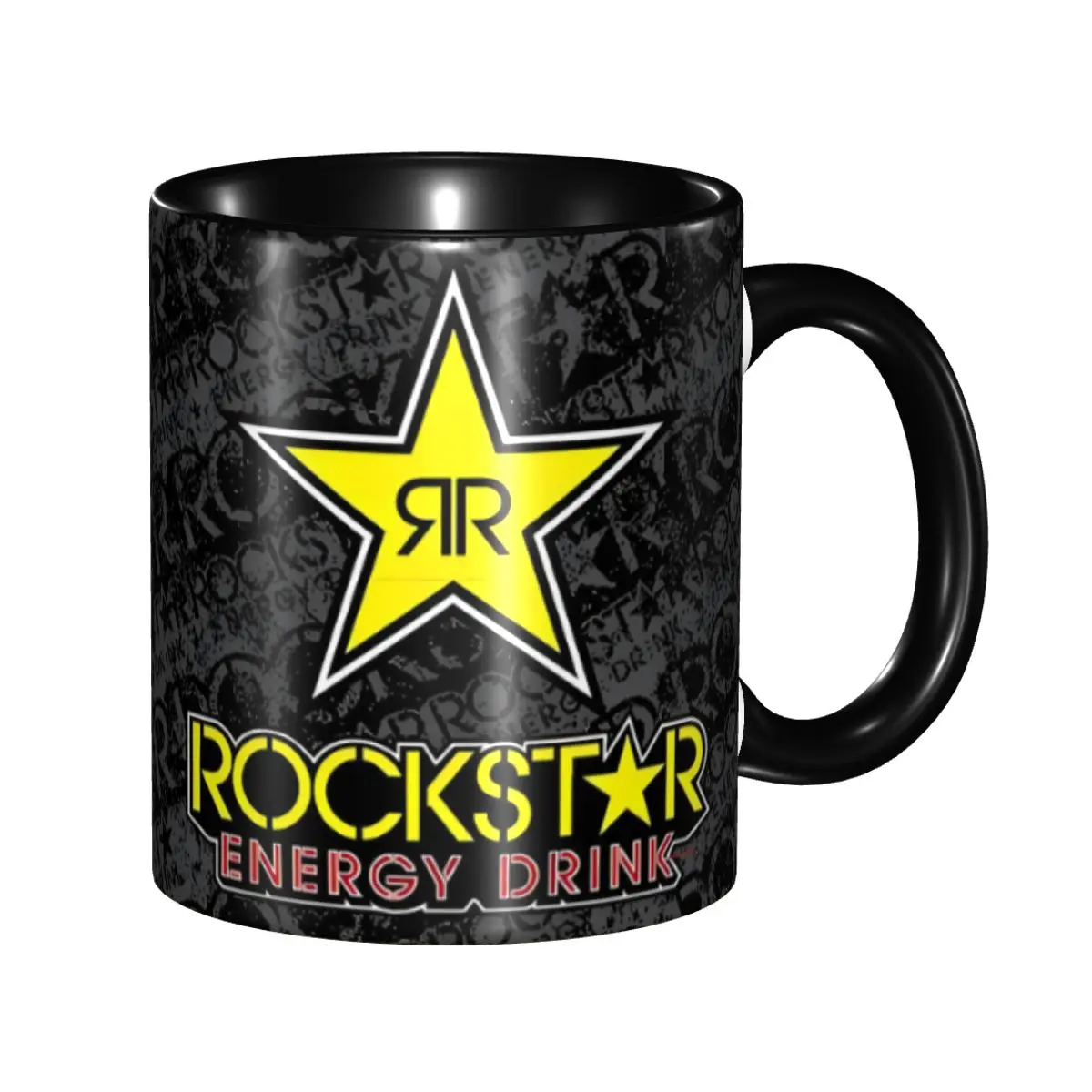 

Customized Personality R-Rocks S-Stars Coffee Mug DIY Logo Ceramic Mug Cup Creative Present