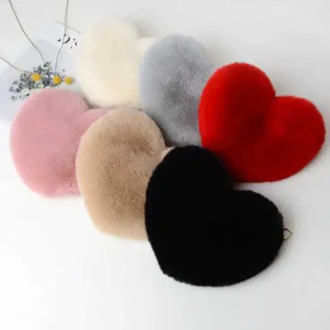 Sac d'amour en forme de coeur en peluche pour femme, sac à bandoulière alertes onale, petit sac d'amour, pêche, jour de Léon, JOPlush, femme, nouveau