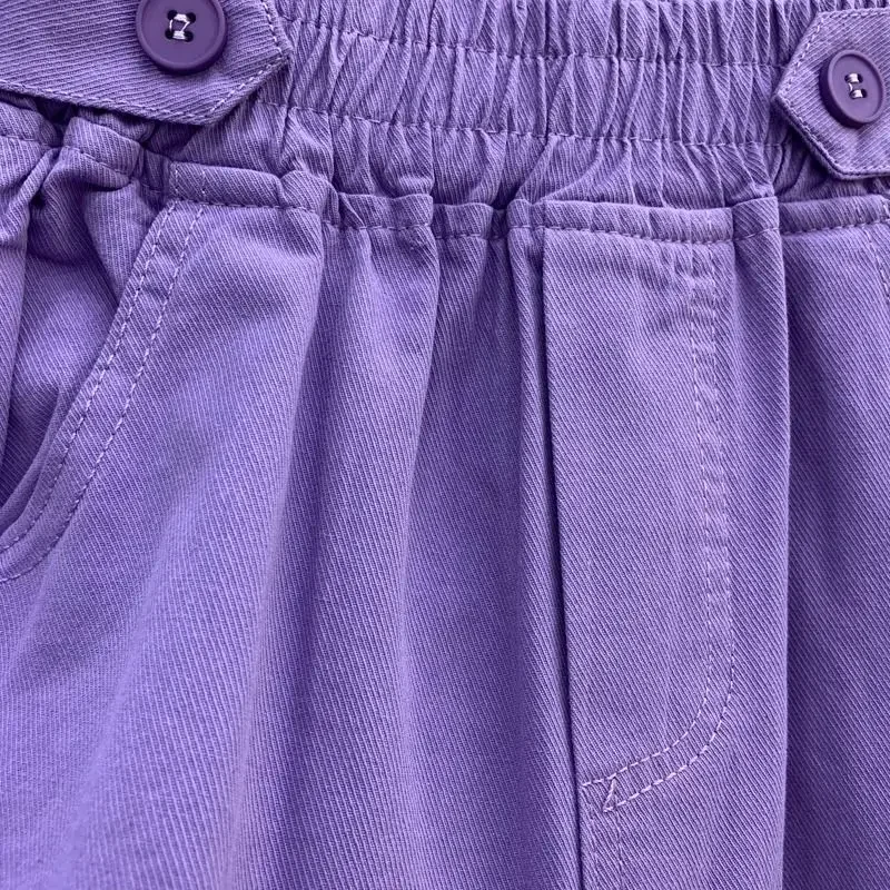 Lucyever Pantaloncini di jeans bianchi neri Donna 2025 Pantaloncini casual a vita alta estivi Donna Pantaloni corti larghi larghi larghi di base Vendita calda