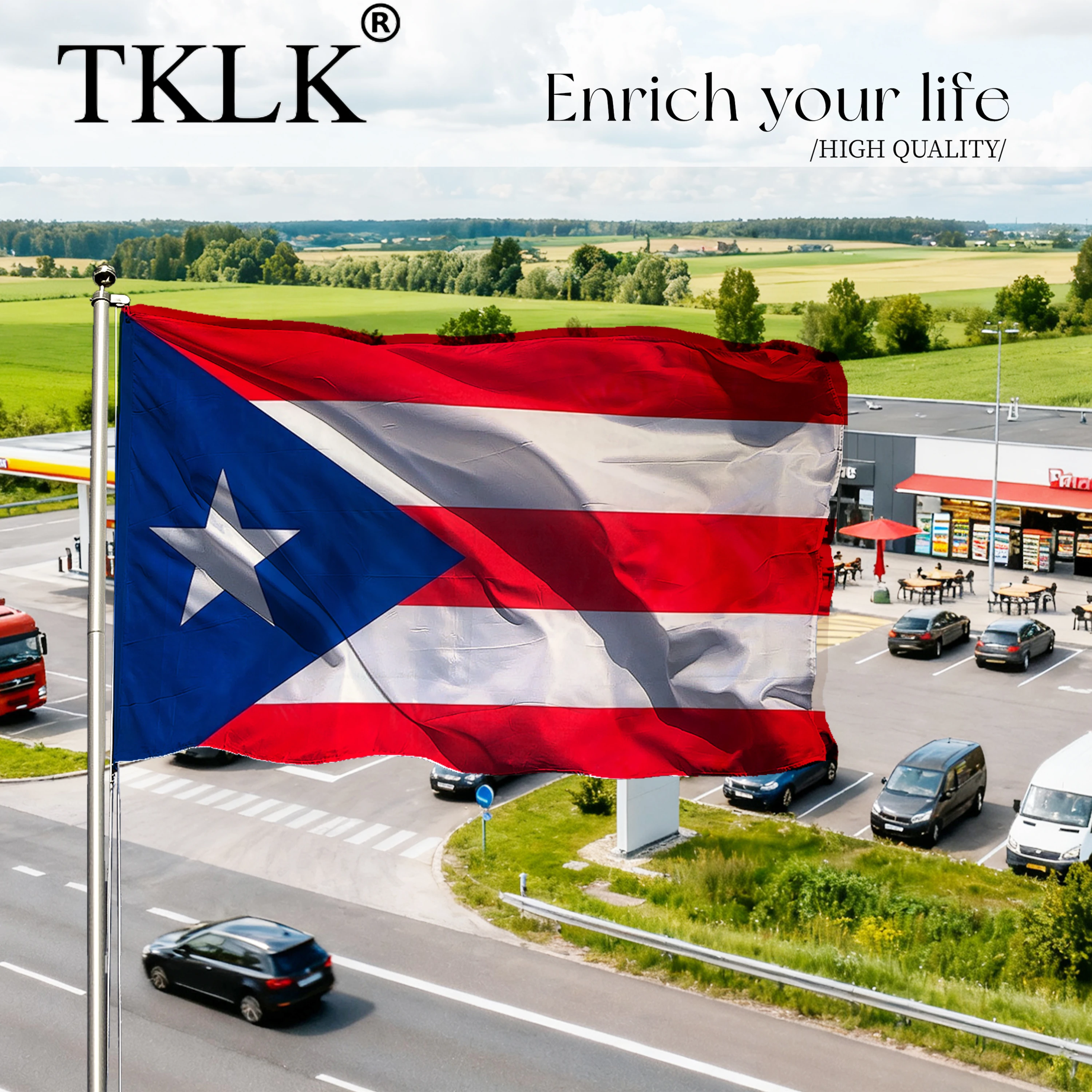Pr Puerto Rico Flag…