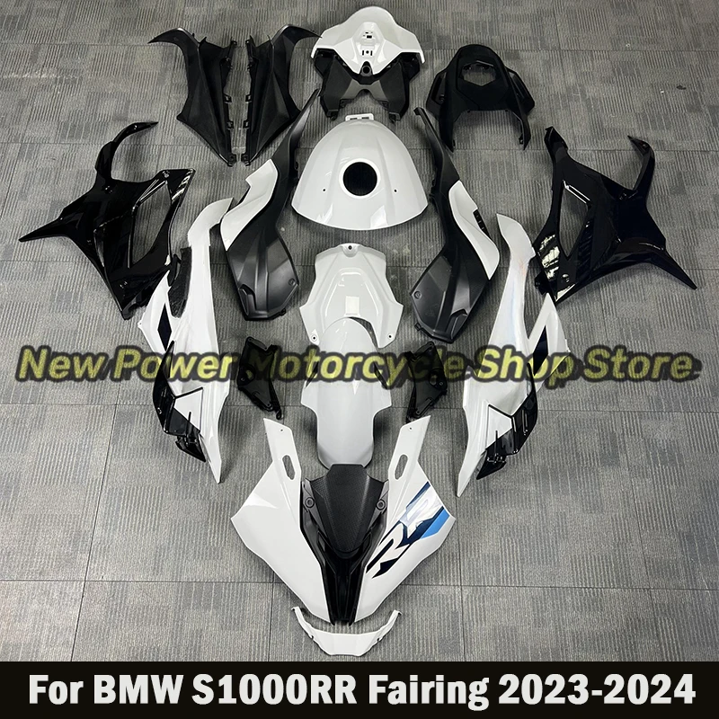 

fairings Kit Fit For S1000rr 2023 2024 Bodywork Set 23-24 High Quality Injection White Blue Black ABS carbon fibre