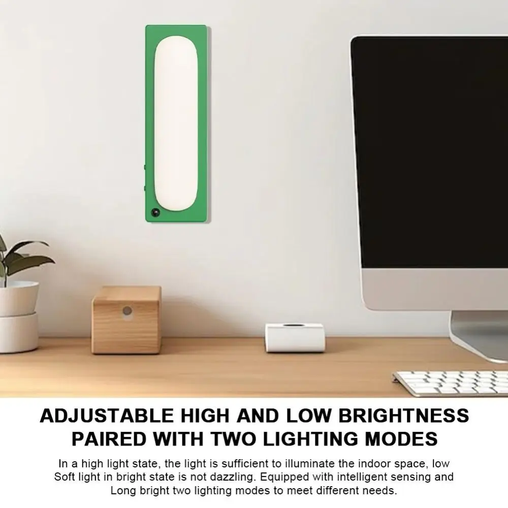 Dual-purpose Small Lamp Wireless Rechargeable Automatic Light Infrared Sensor Smart Sensor Human Body Induction Night Light