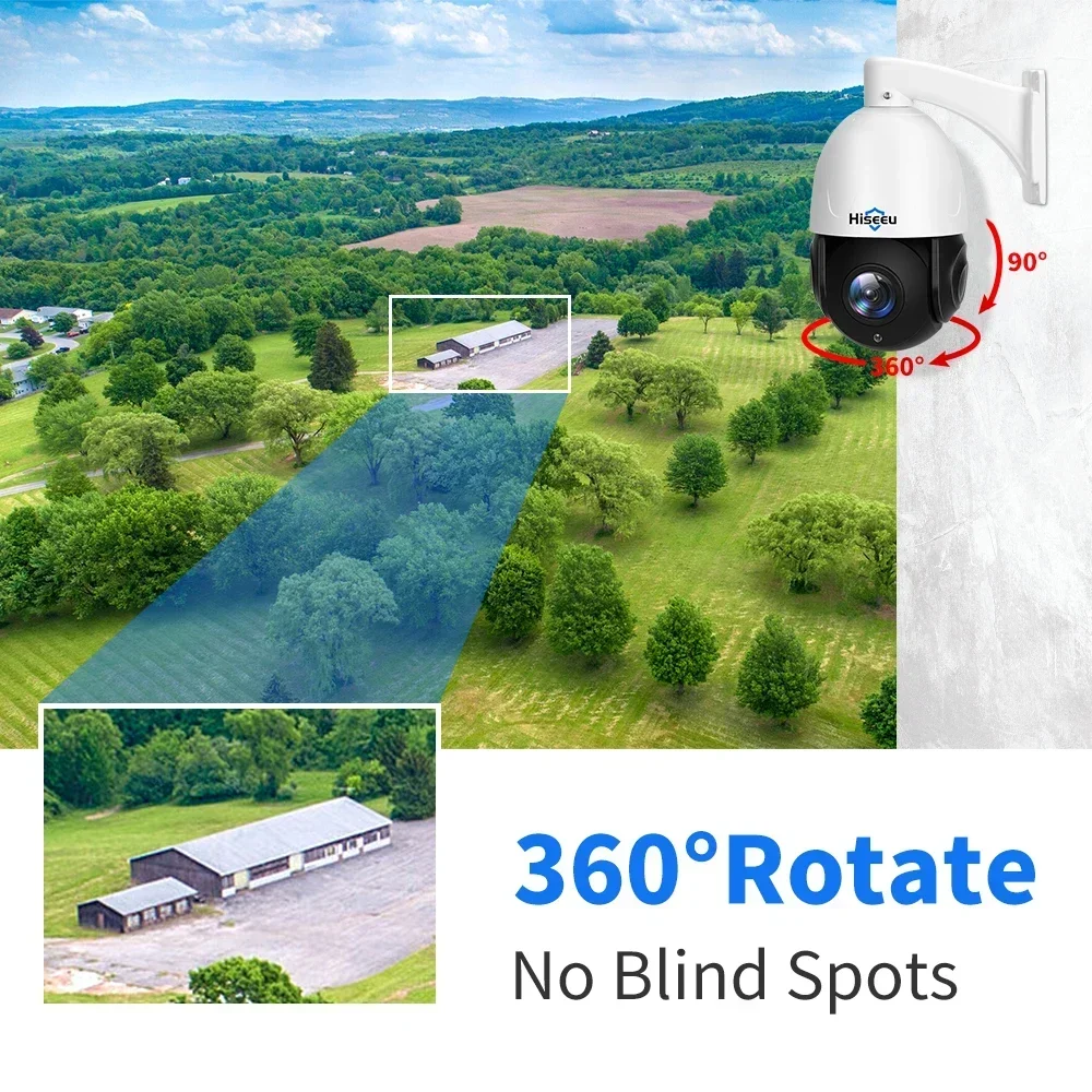IP66 30X Optical Zoom Icsee HD Night Vision Network Cctv Outdoors Security 4k 8mp Poe Camera Ptz