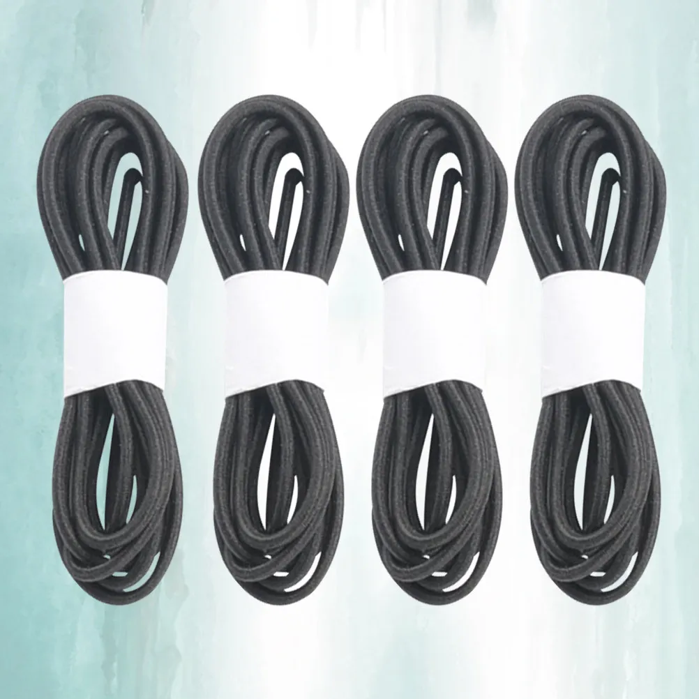 

Black Elastic Notebook Ropes Heavy Duty Stretch Fabric Bands for Journal Refills DIY Accessories Kit