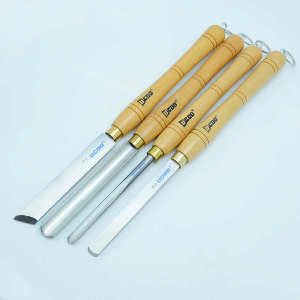 Imagem -06 - Ucdo-hss Woodtourning Tools Grupo Spindle Roughing Bowl Gouge Tool Raspador Skew Chisel para Carpintaria Torno Pcs