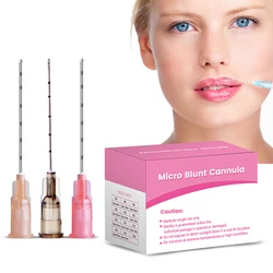 Micro aiguille méso pour remplissage cutané du visage, 22G, 50MM, 70MM, pour blanchir la peau